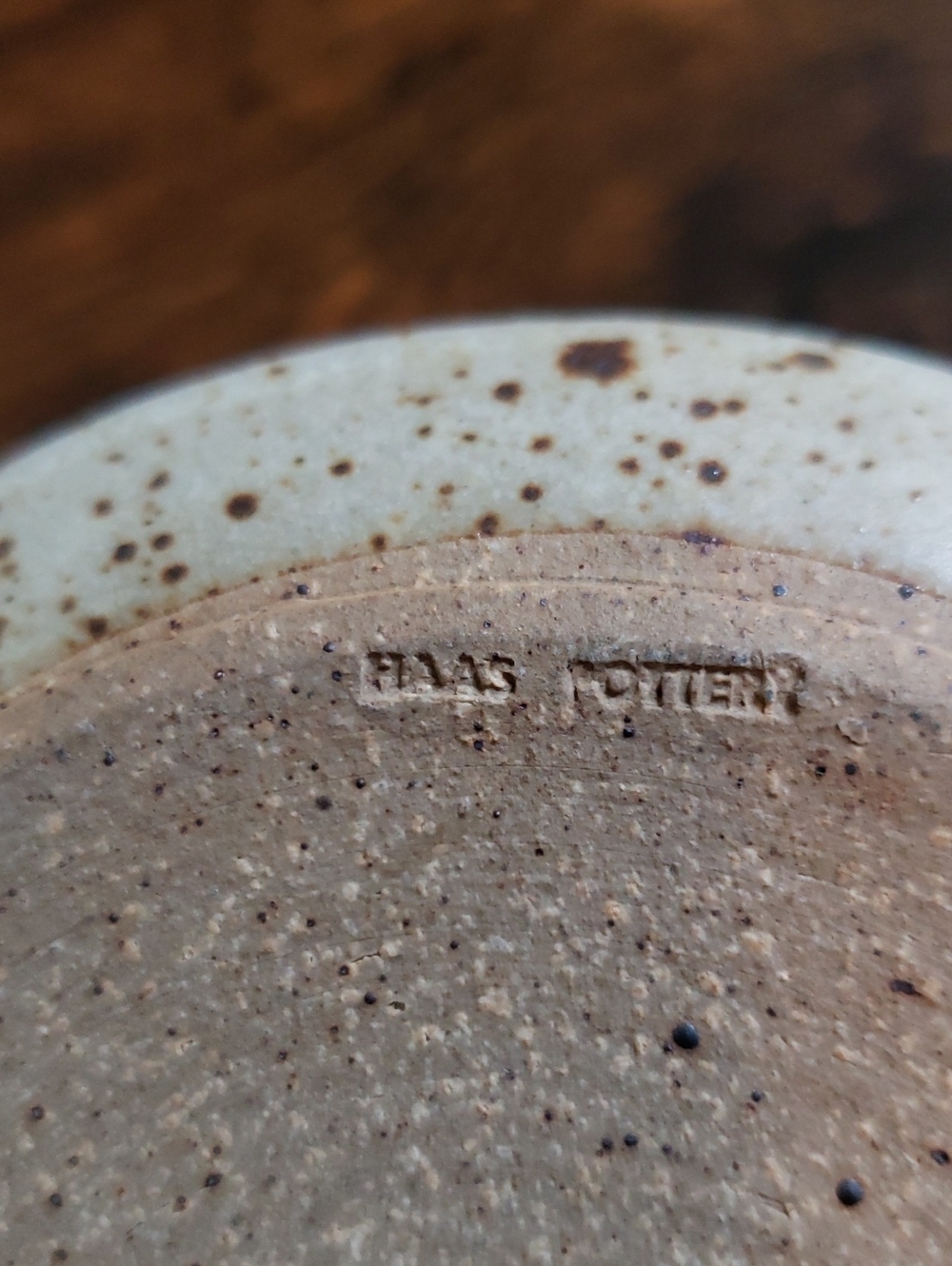 Signed Haas Pottery Studio Pottery Trinket Spice Jar - Picture 11 of 14